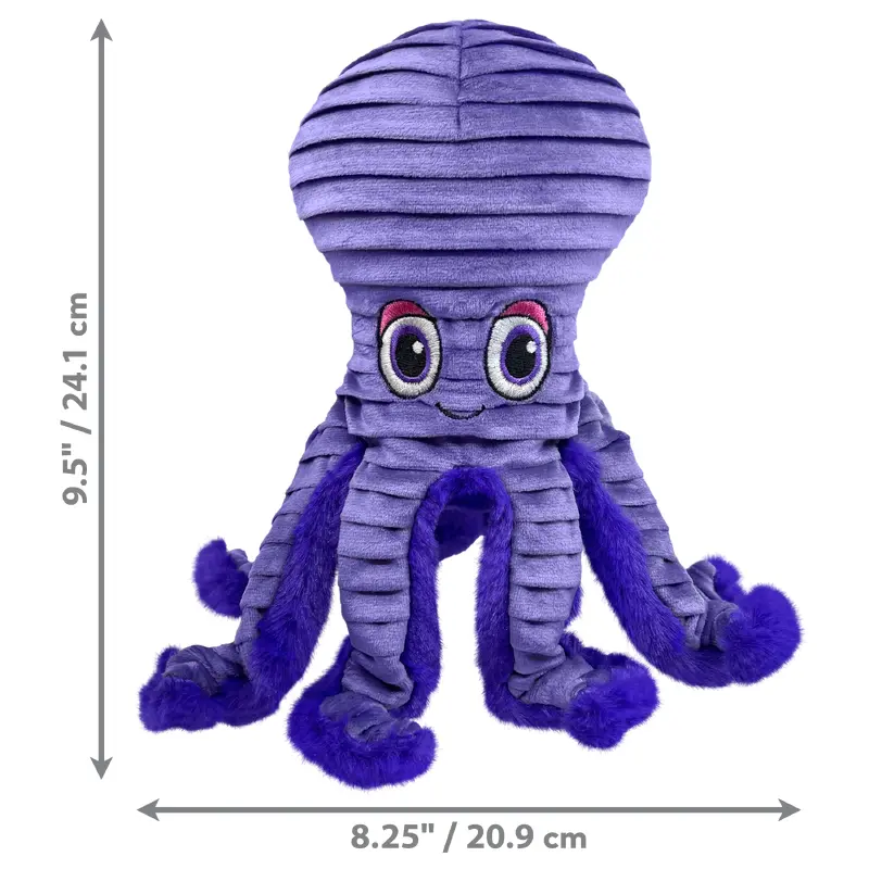 Kong Dog Toy Cuteseas Rufflez Octopus Medium