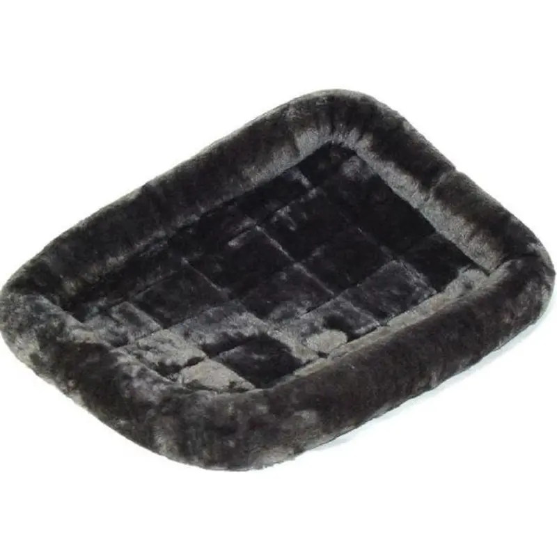 Midwest Quiet Time Bolstered Bed Gray 24 x 18in