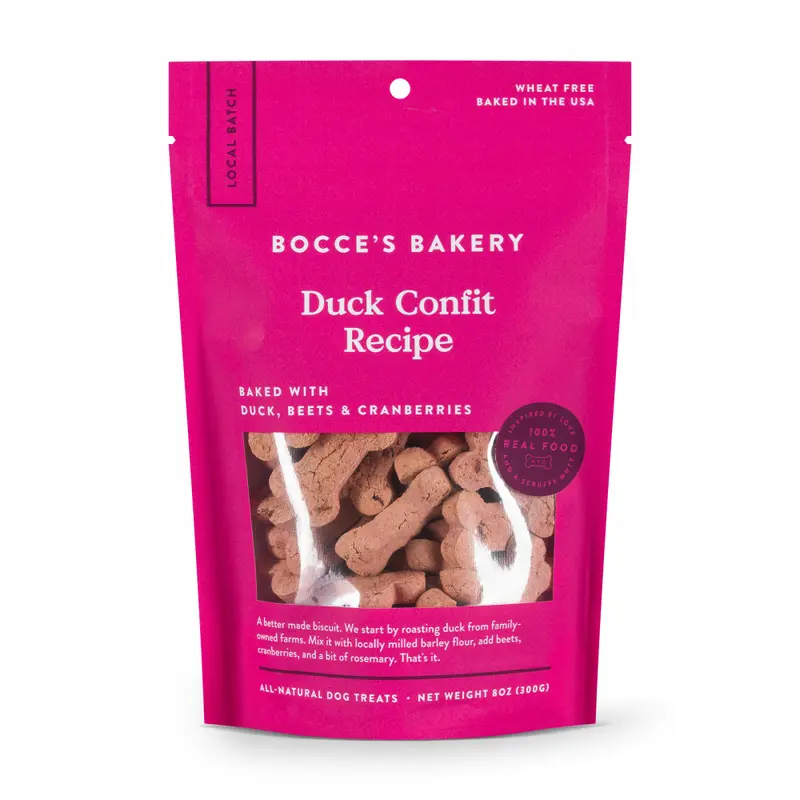Bocce's Bakery Duck Confit All Natural Dog Biscuits