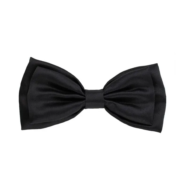 Huxley & Kent Bow Tie Black Satin XL