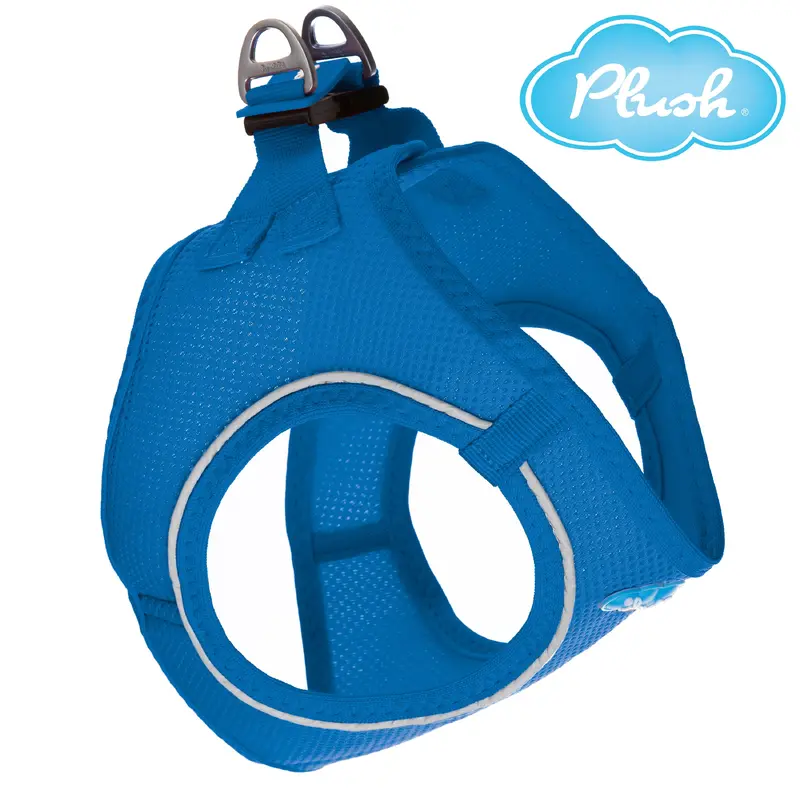 Plush Step In Dog Harness eXtra Small Blue