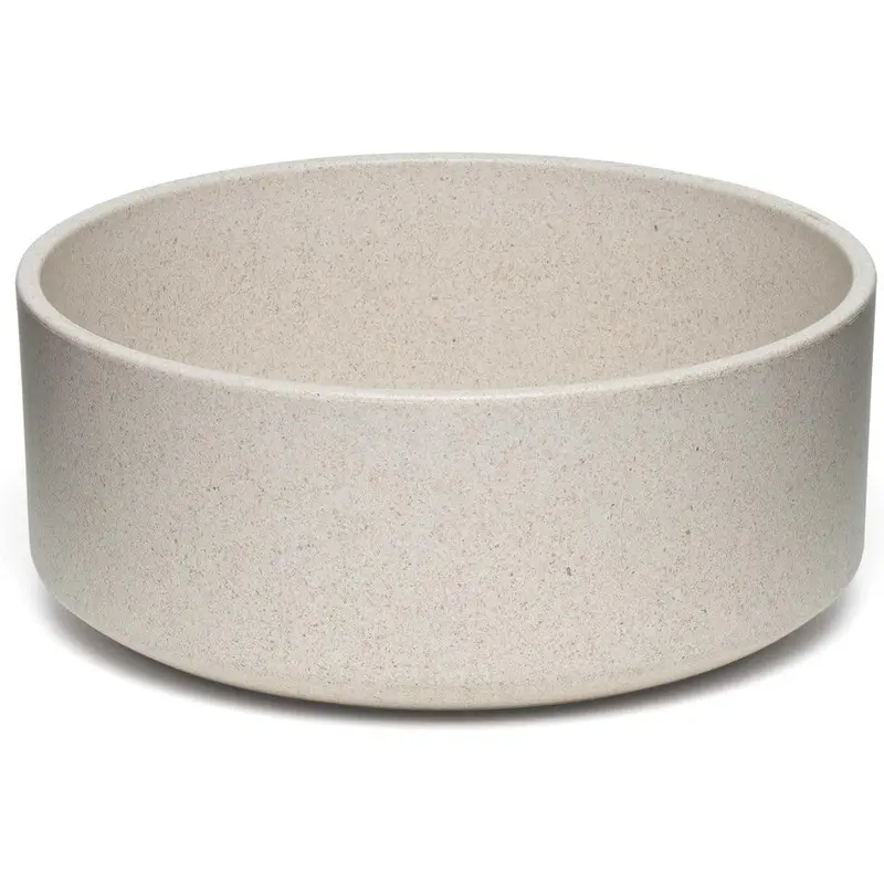 Loving Pets Dolce Bamboo Dog Dish Oat Small
