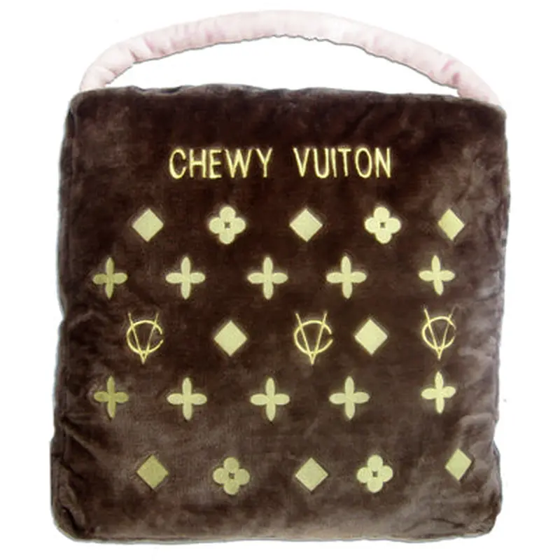 Brown Chewy Vuiton Pet Bed