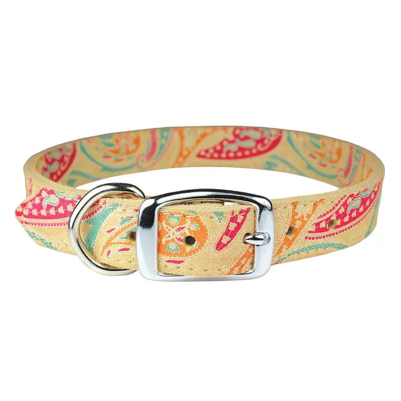 Sand Paisley Leather Collection Set