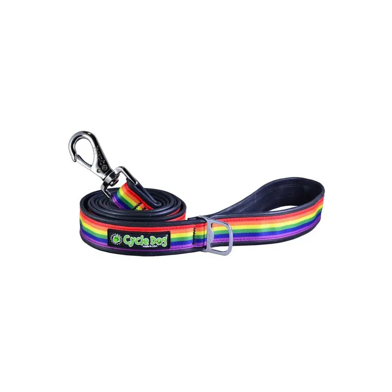 Cycle Dog Rainbow Pride Dog Leash 6'