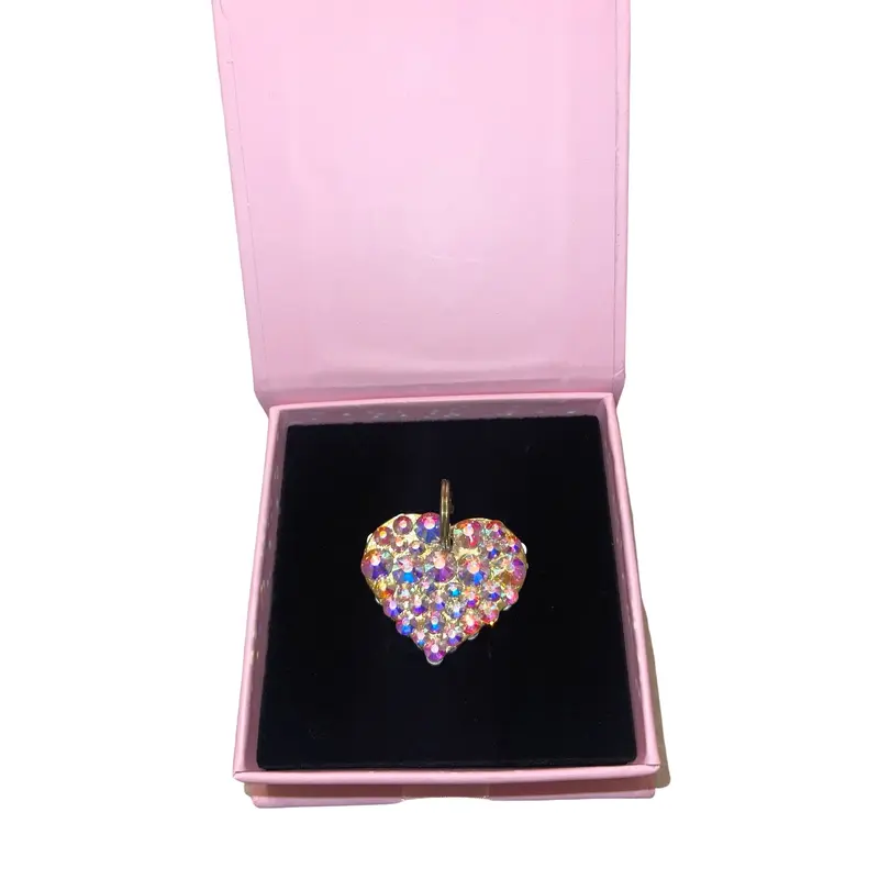 Flat Swarovski Crystal Charm