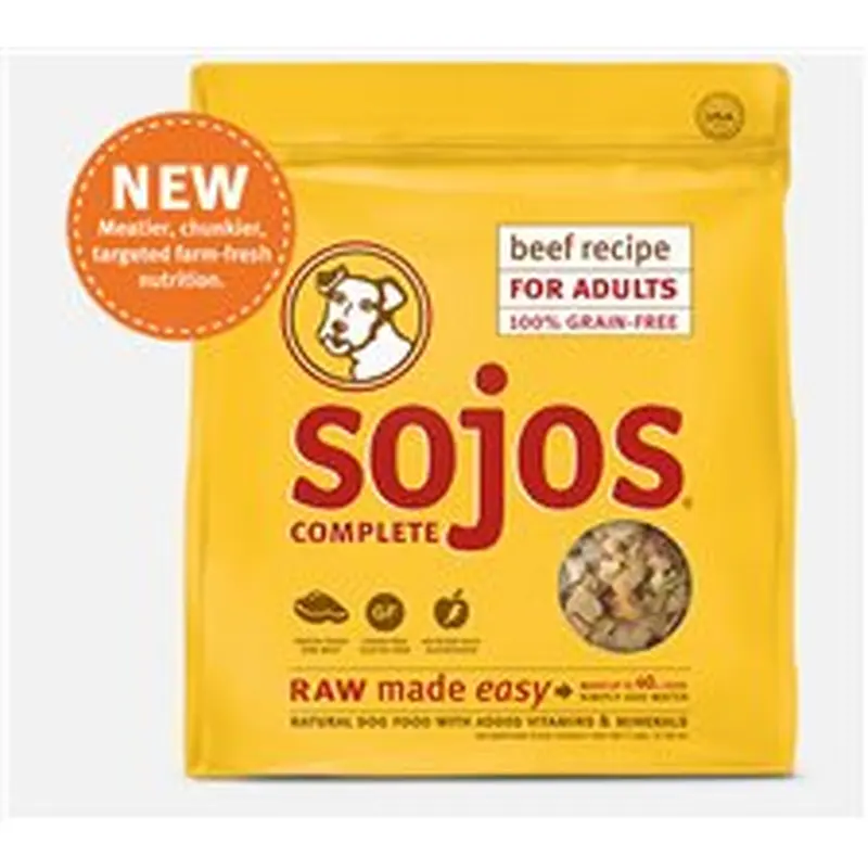 Sojo's Grain Free Beef Complete Dog Food 1.75lb