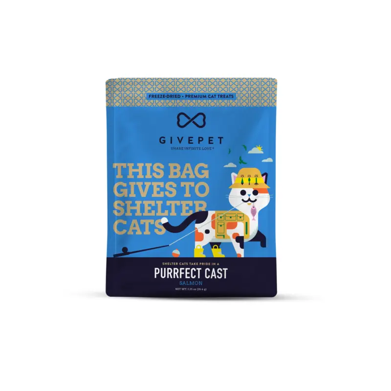 Give Pet Purrfect Cast Freeze Dried Cat Treats - 1.25oz