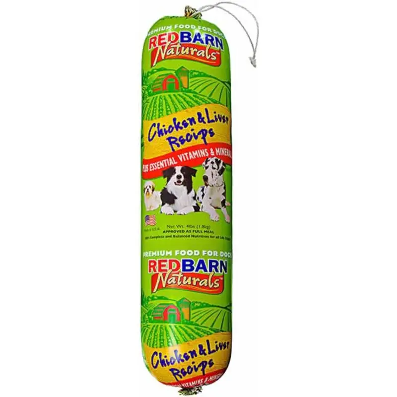 Redbarn Natural Chicken & Liver Dog Food Roll 4lb