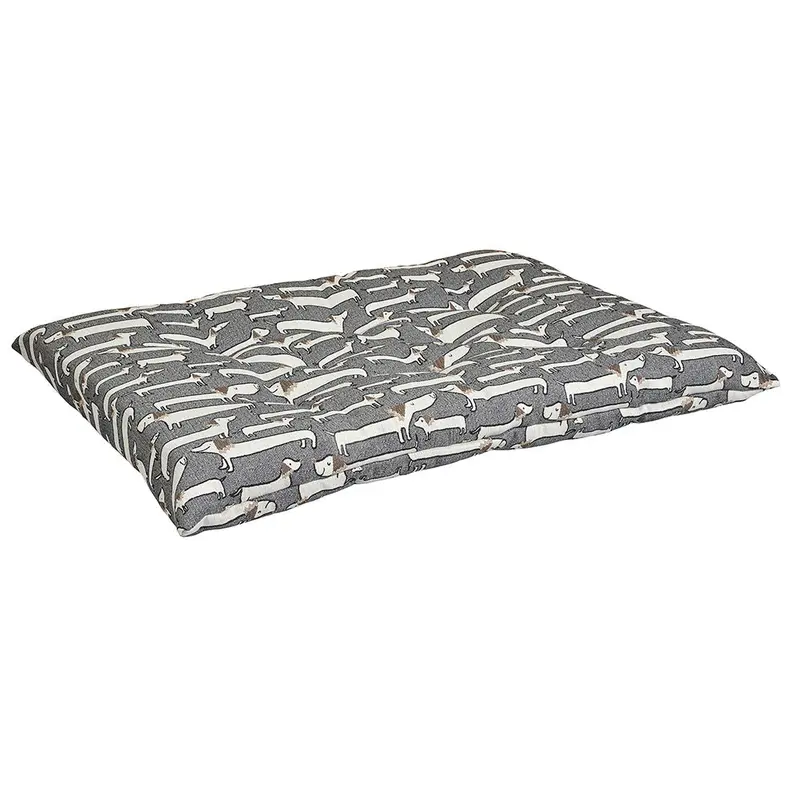 Dashing Dogs Tufted Cushion