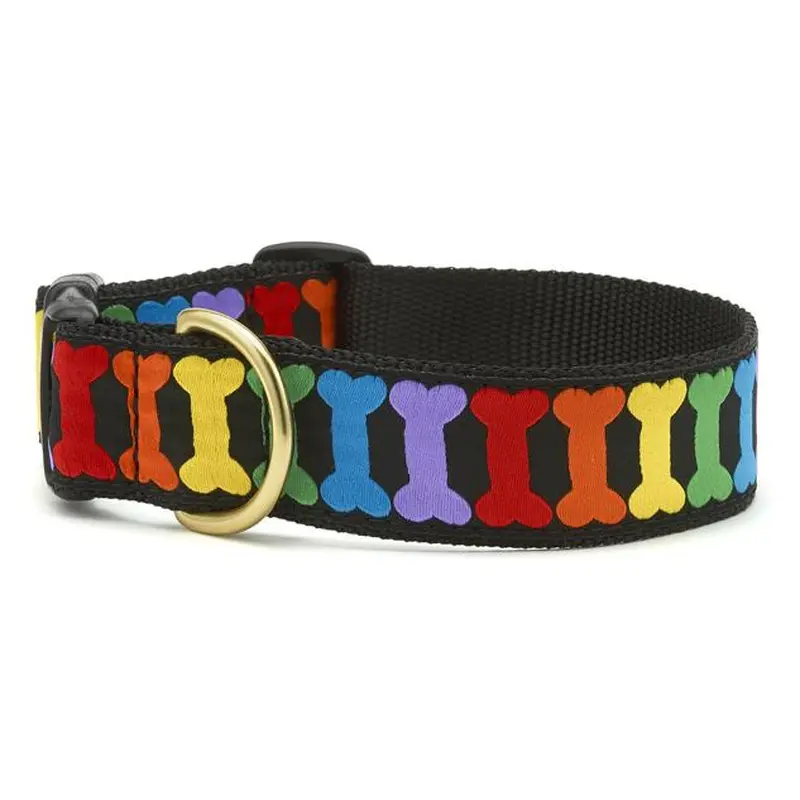 Rainbones Extra Wide Dog Collar 1.5"