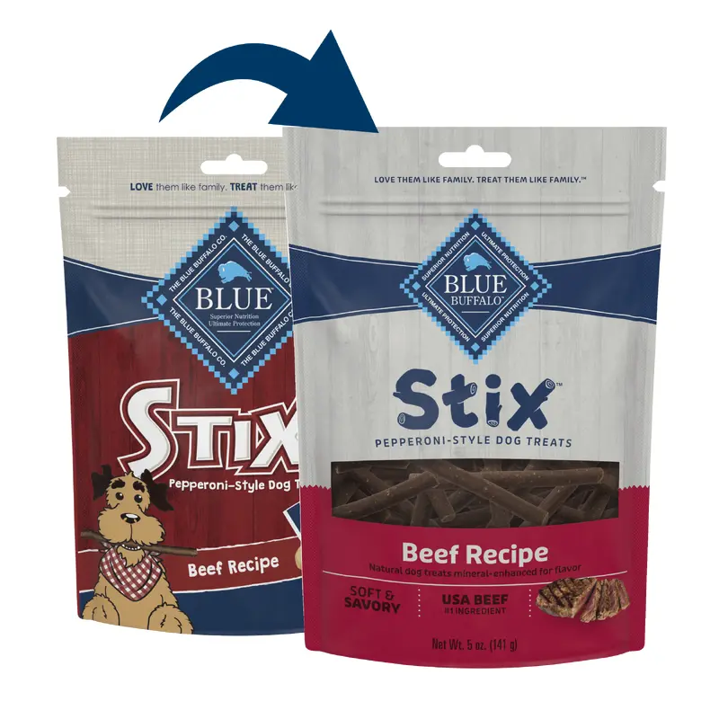 Blue Buffalo Blue Stix Soft-Moist Treats Beef Recipe (13oz)