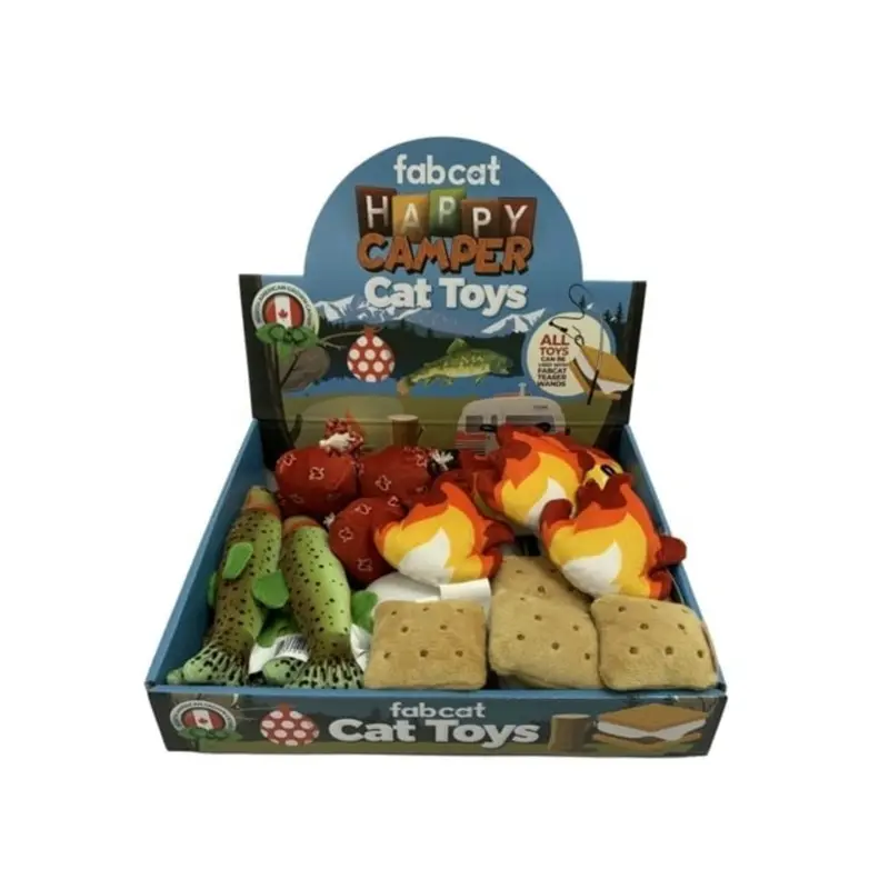 Fab Cat Catnip Cat Toys Happy Camper Assorted Toy