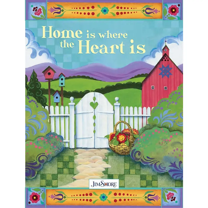 Home is Where the Heart is Lined Journal