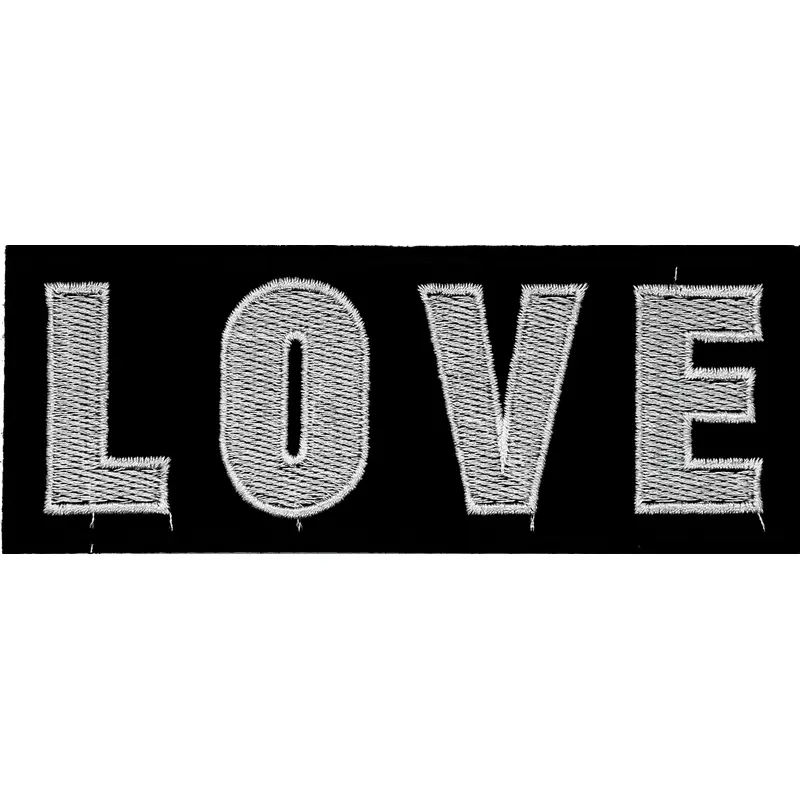 Love Black and White Large - Patch