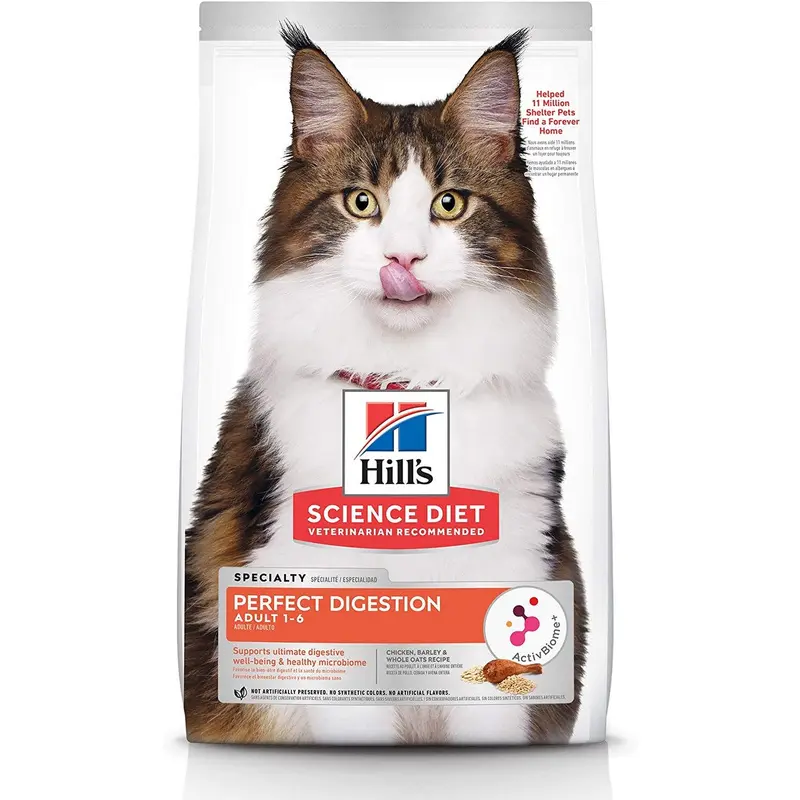 Hill's Science Diet Perfect Digestion Chicken Dry Cat Food 3.5lb