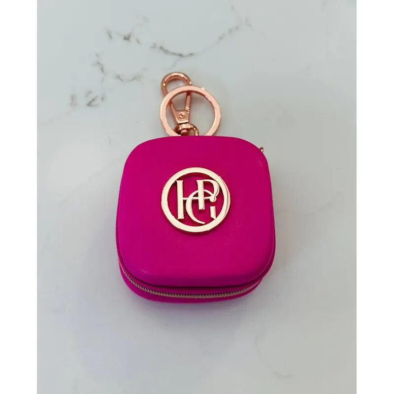Designer Waste Bag/Treat Bag - Lipstick Pink/Rose Gold
