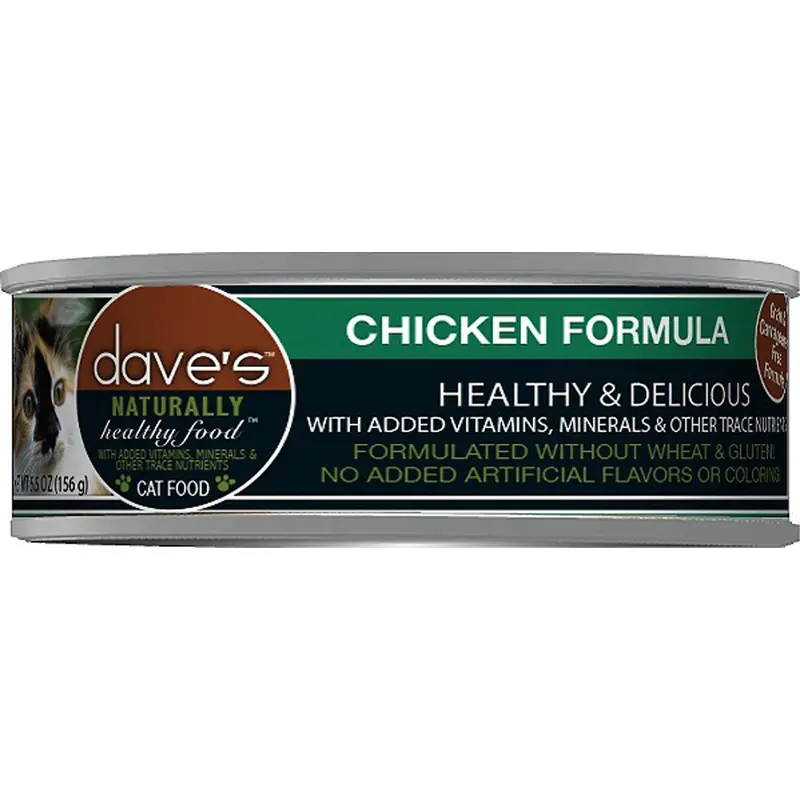 Daves Pet Food Naturally Healthy Grain Free Chicken Formula 5.5 oz
