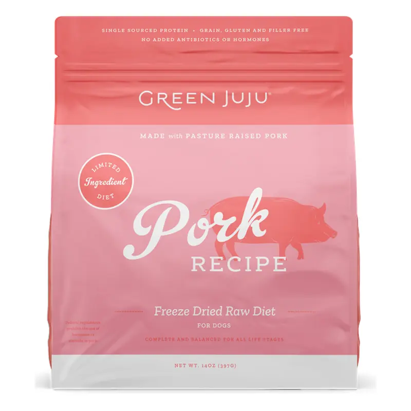 Green Juju Freeze Dried Limited Ingredient Pork 14 oz.