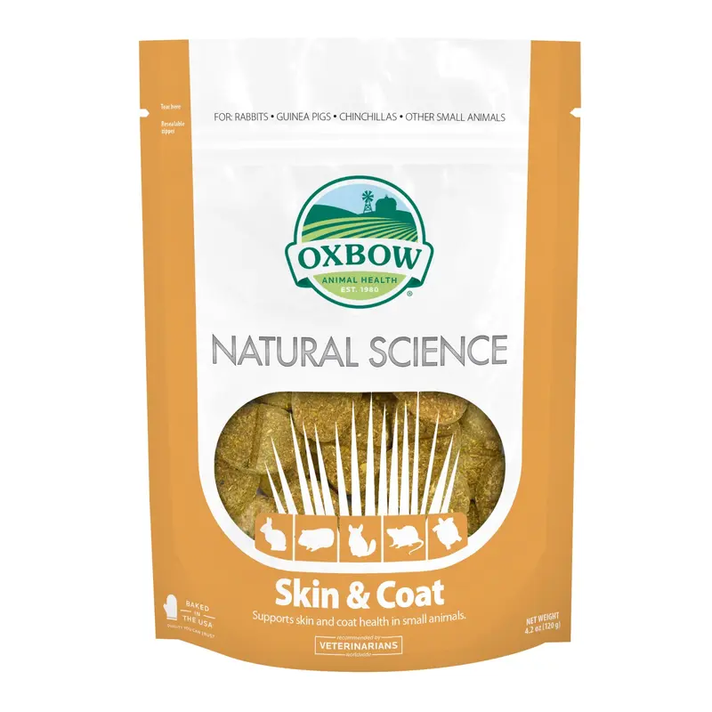 Oxbow Natural Science Skin & Coat Support 60 Count
