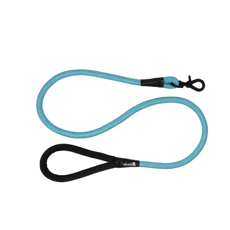 Alcott Rope Dog Leash - Large 5' - Blue