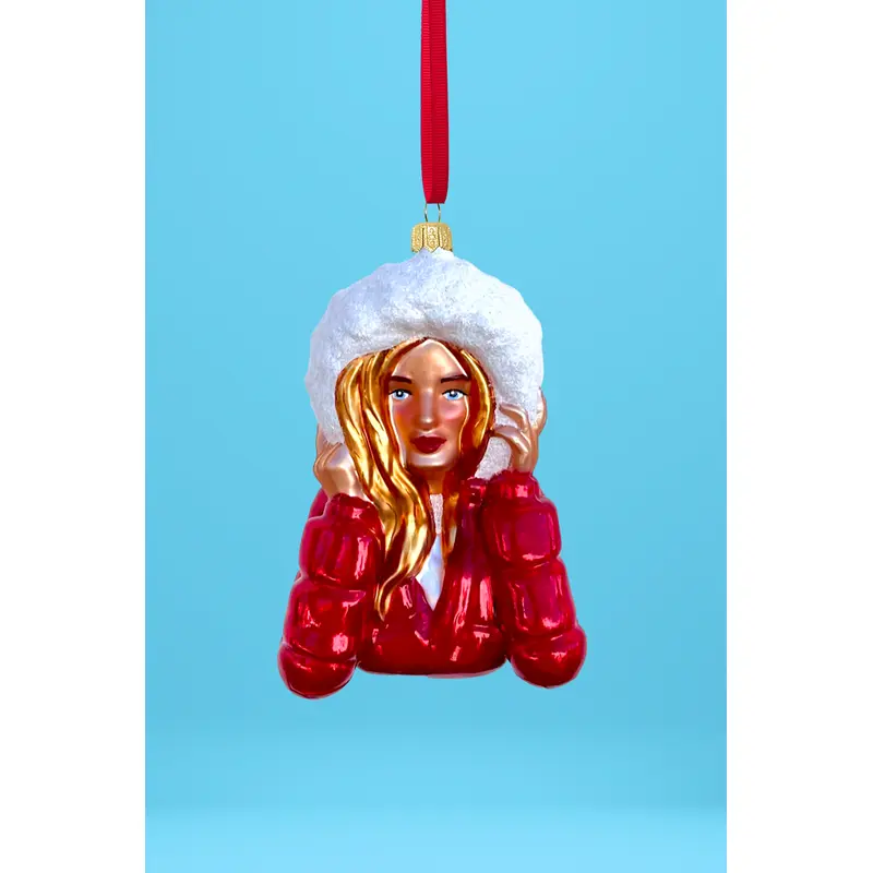 Emily Glass Christmas Ornament