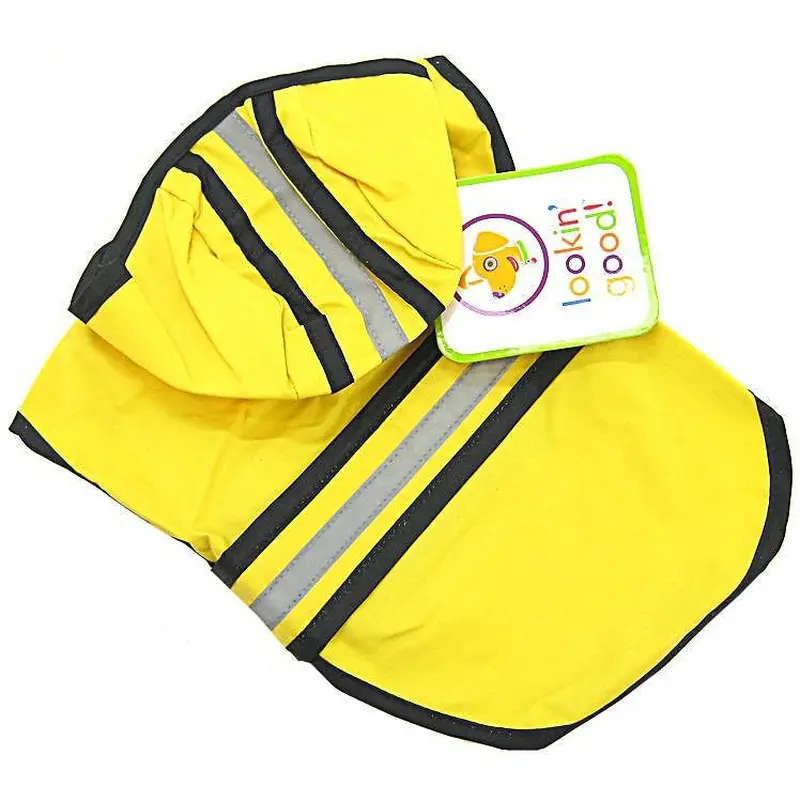 Ethical Pet Fashion Lookin' Good Rainy Days Slicker Yellow Raincoat