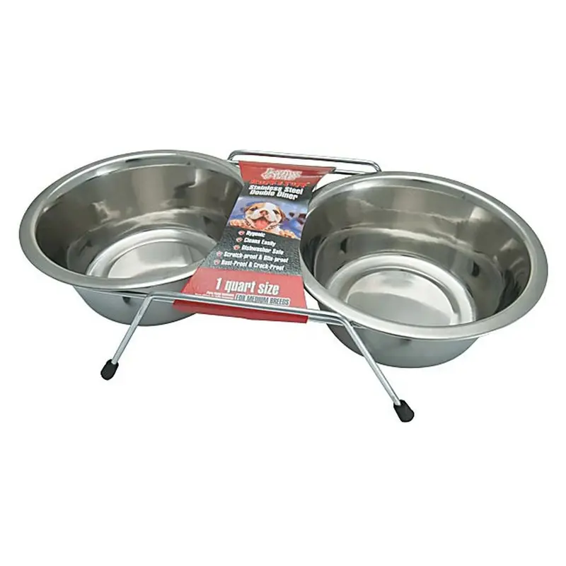 Loving Pets Ruff N' Tuff Dog Double Diner