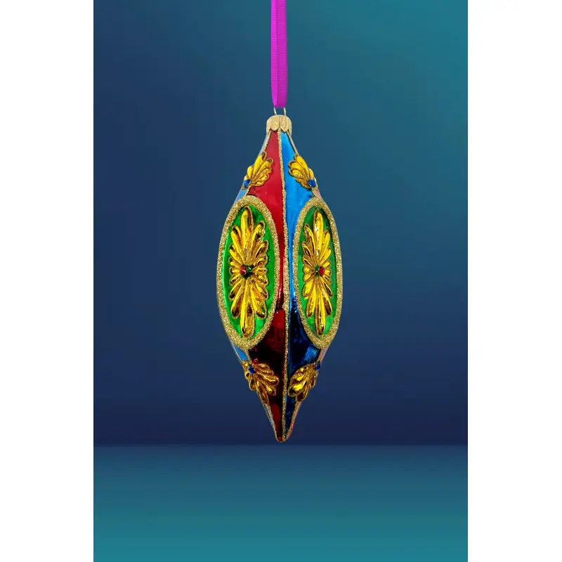 Venetian Coin Glass Ornament