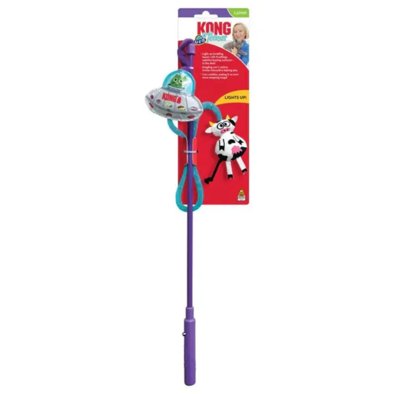 KONG UFO Teaser Catnip Wand Cat Toy
