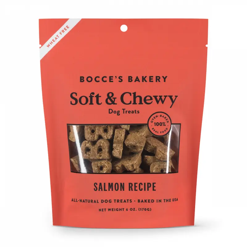 Bocce's Bakery Soft & Chewy Salmon Recipe Dog Treats