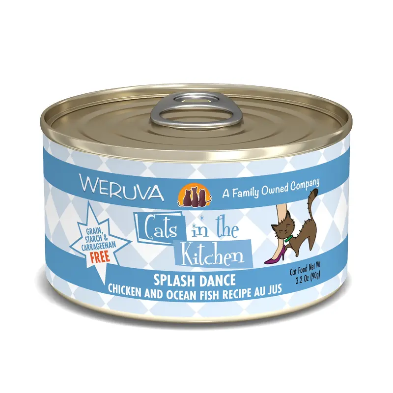 Weruva Cats in the Kitchen 3.2oz Canned Cat Food Splash Dance