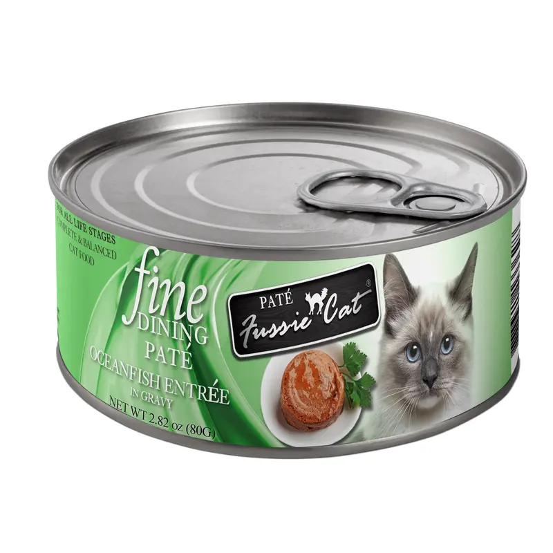 Fussie Cat Fine Dining Pate Oceanfish Entre 2.82oz