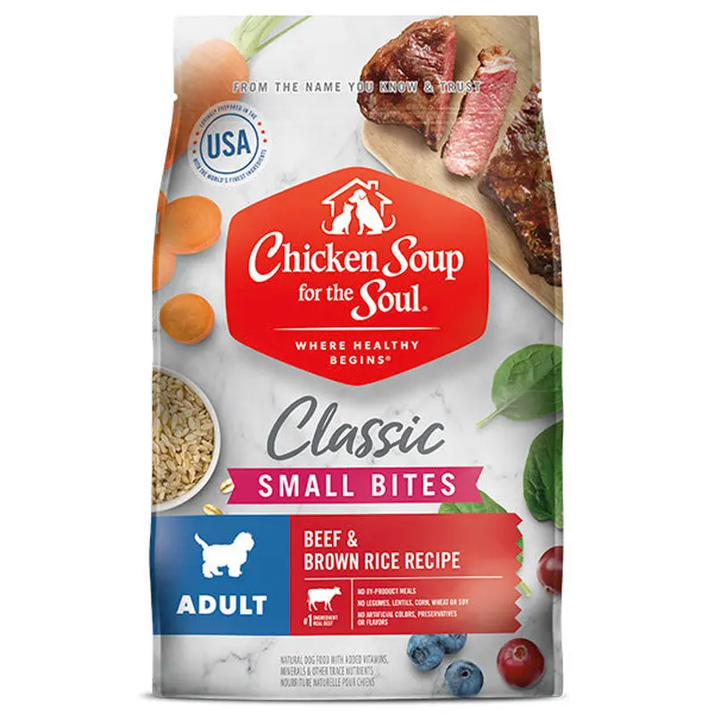 Chicken Soup Small Bites Beef & Brown Rice Dog Food