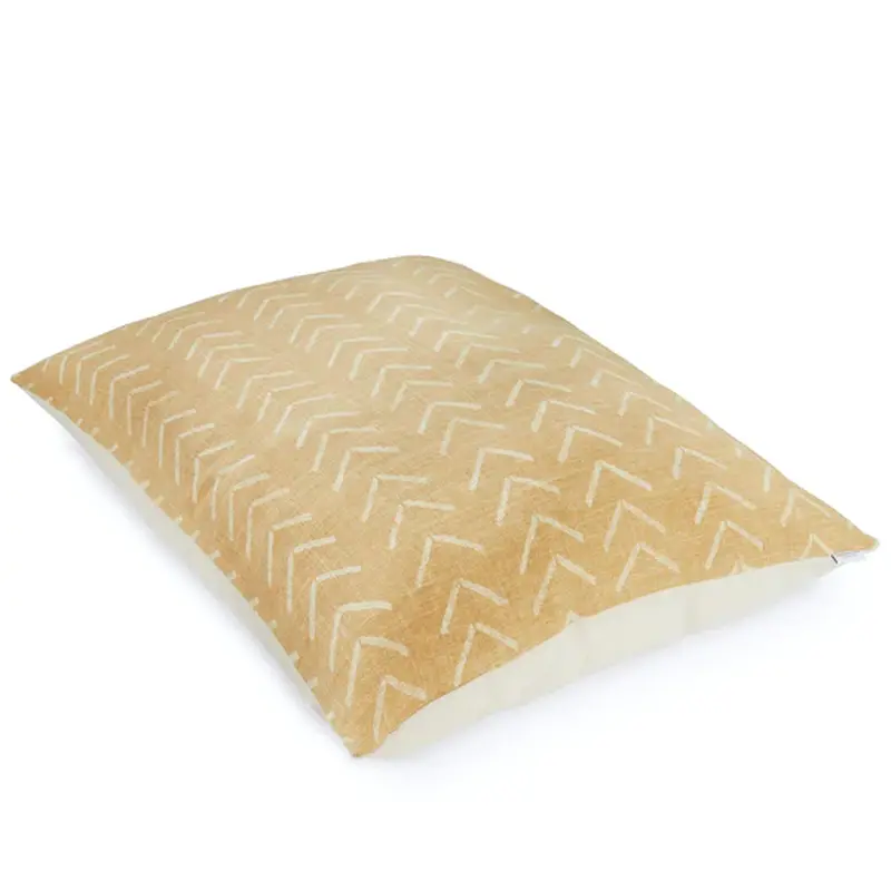 Foggy Dog Ochre Mud Cloth Dog Bed