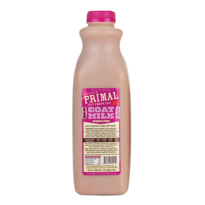 Primal Cranberry Blast Goats Milk 1 qt.