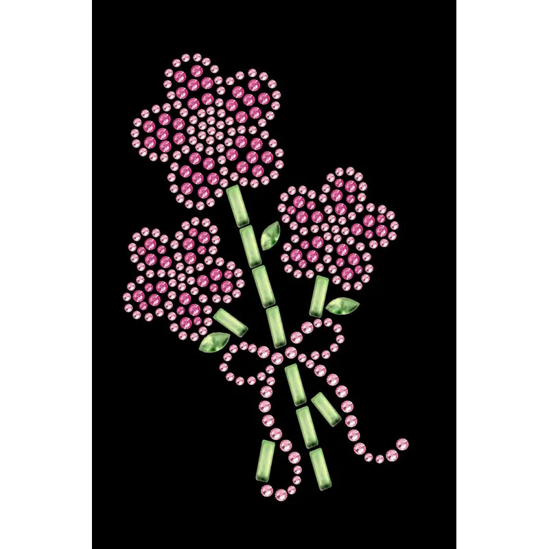 Pink Flower Bouquet - Bandanna