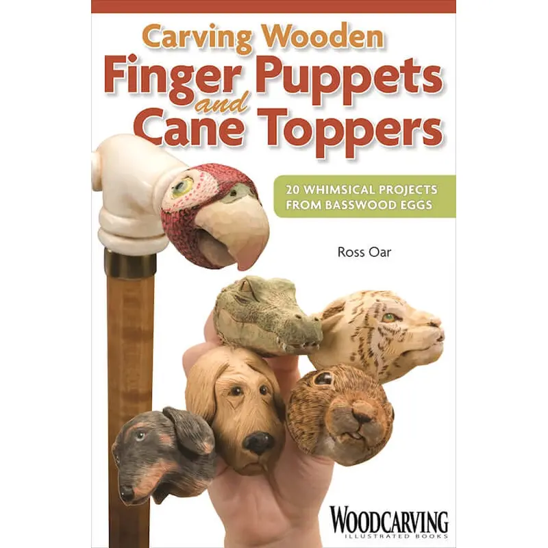 Carving Wooden Finger Puppets and Cane Toppers