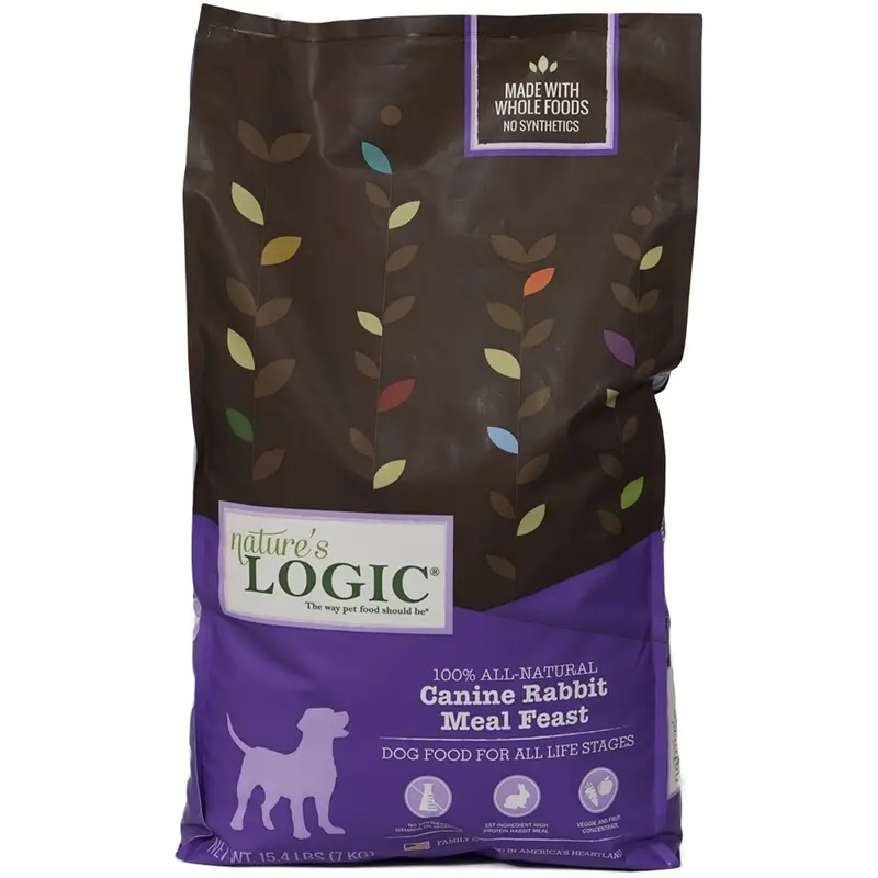 Nature's Logic Canine Rabbit Meal Feast Dry Dog Food