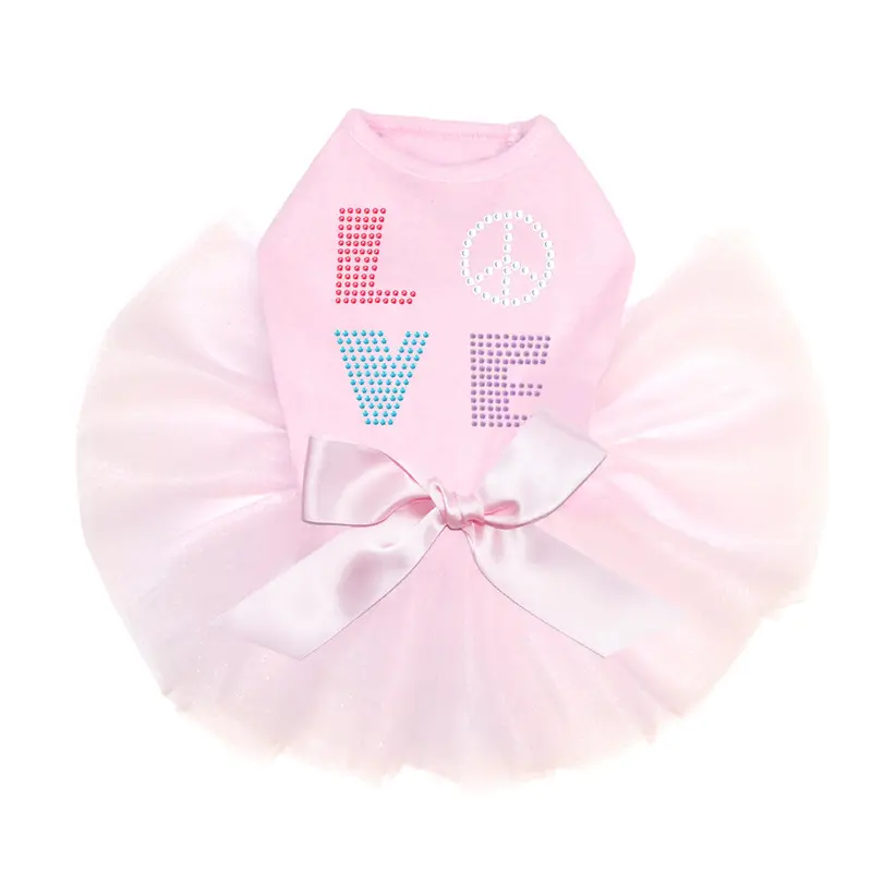 Love with Peace Sign - Custom Tutu