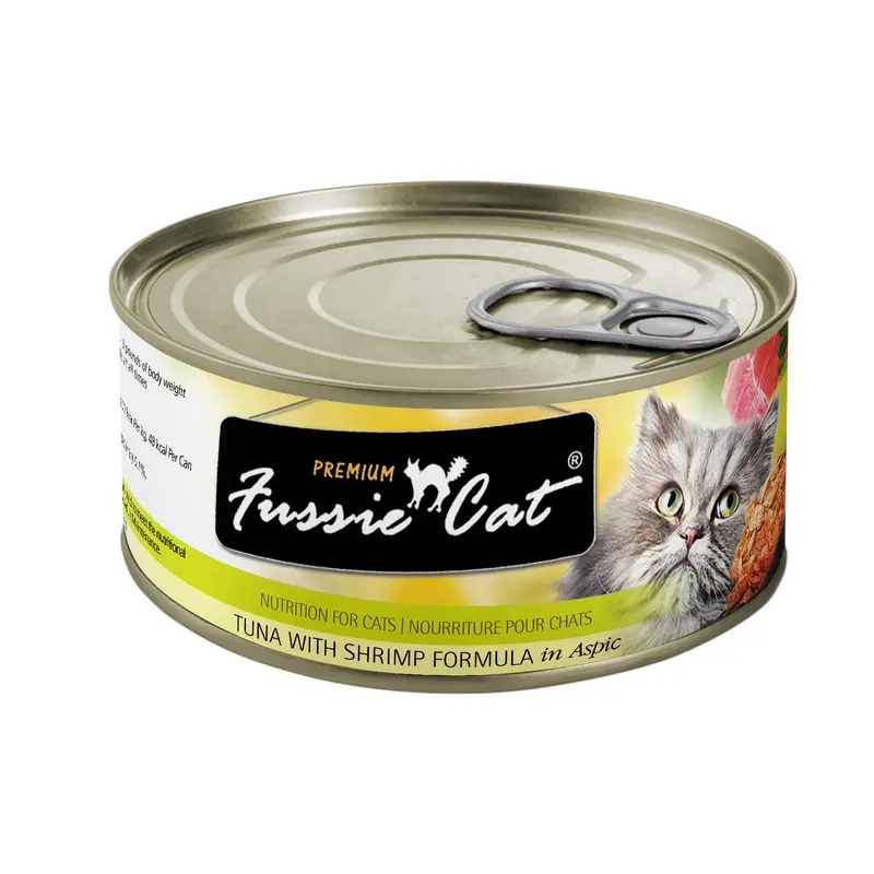 Fussie Cat Premium- Tuna With Shrimp Formula In Aspic (2.82oz)
