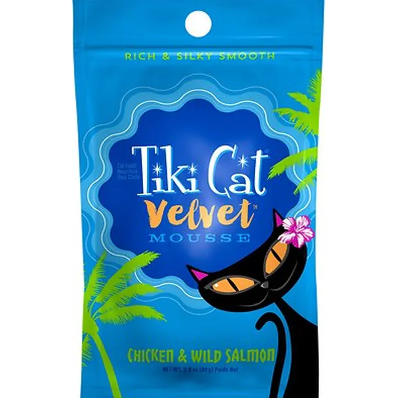 Tiki Cat Velvet Mousse Chicken & Salmon Pouch
