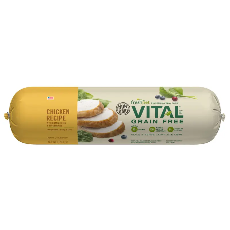 FreshPet Vital Grain Free Roll Chicken 2lb