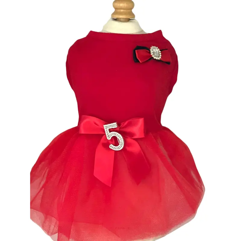 No 5 Holiday Glam Dress