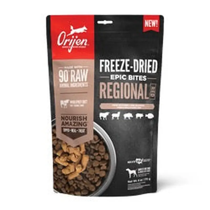 Orijen Regional Red Epic Bites Freeze Dried Dog Food (6oz)