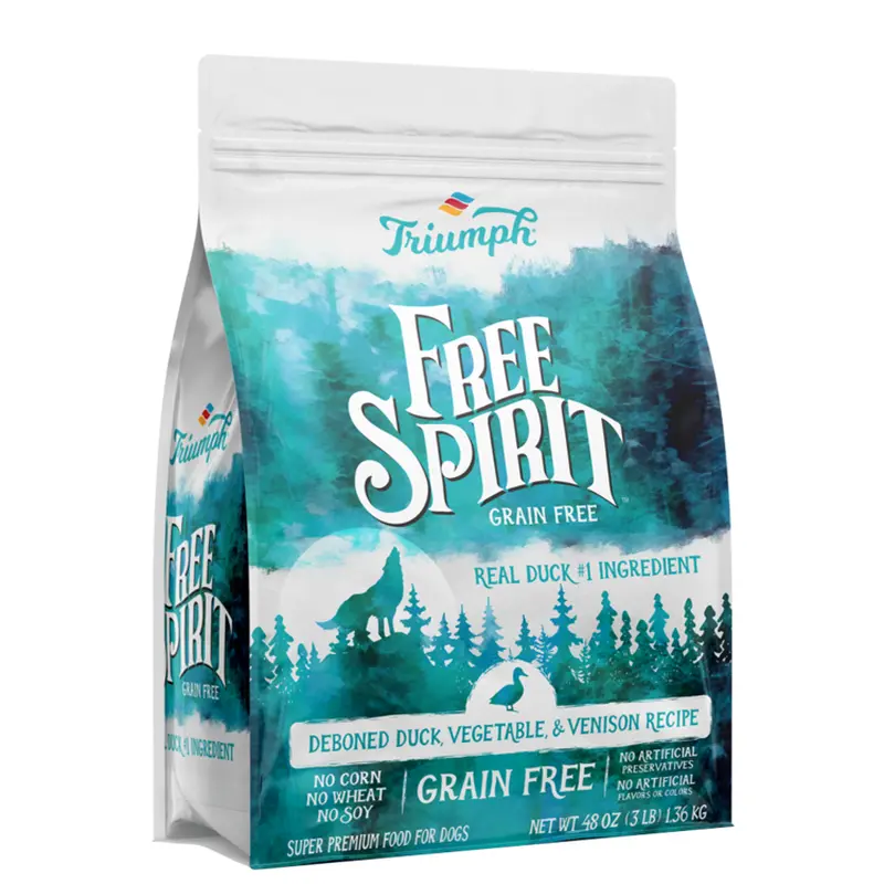 Triumph Free Spirit Grain Free Duck, Vegetable, & Venison Recipe Dry Dog Food