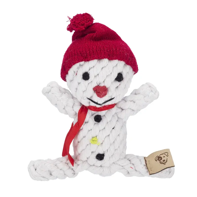 Jax & Bones Snowman Rope Toy