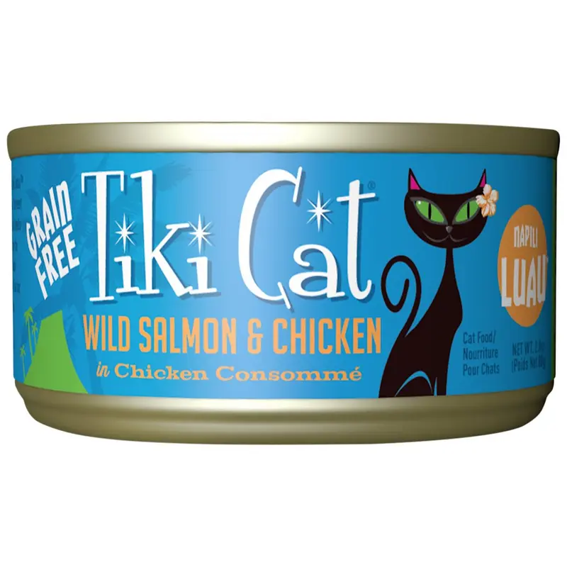 Tiki Cat Wild Salmon & Chicken in Chicken Consomme