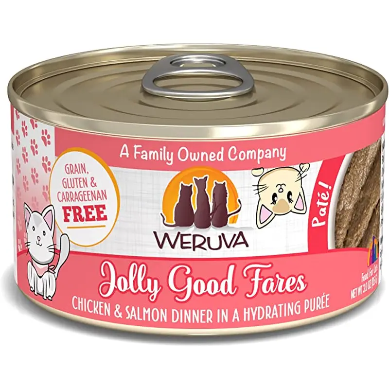 Weruva Jolly Good Fares Chicken & Salmon Pate