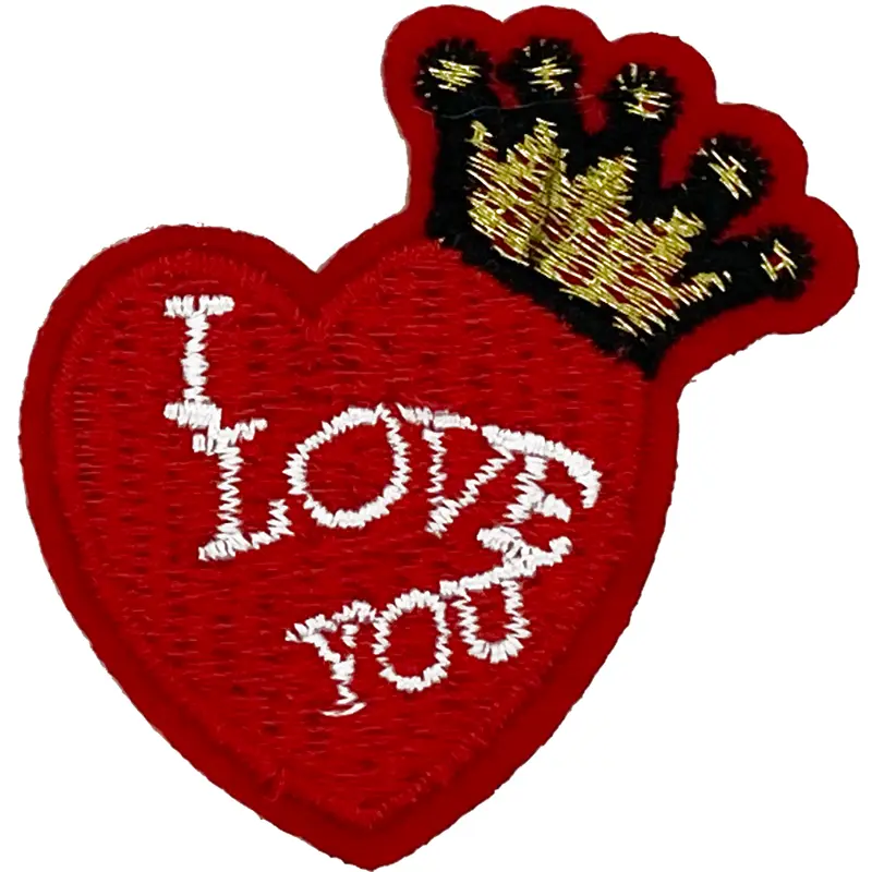 Heart with Crown - Patch
